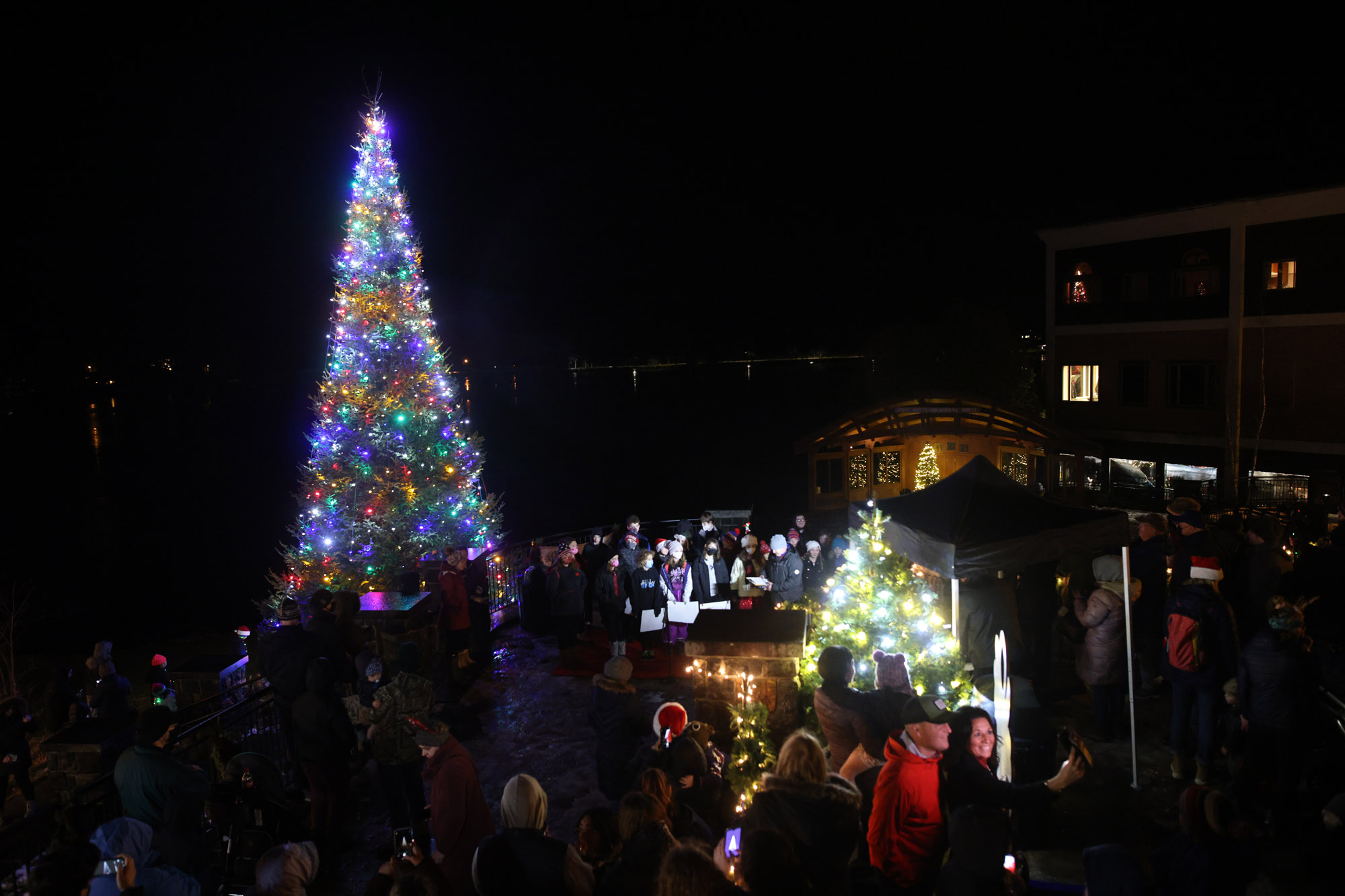 Holiday Village Stroll Tree Lighting Celebrations Lake Placid