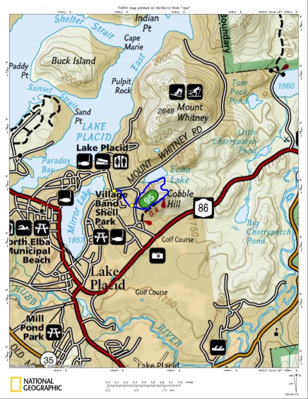 Cobble Hill – A Great Overview of Lake Placid | Lake Placid, Adirondacks