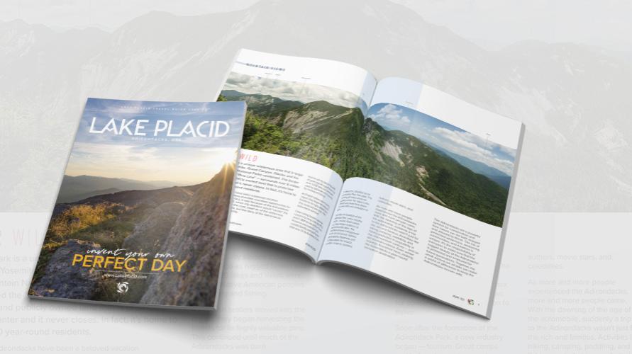 A spread of the Lake Placid Regional Guide