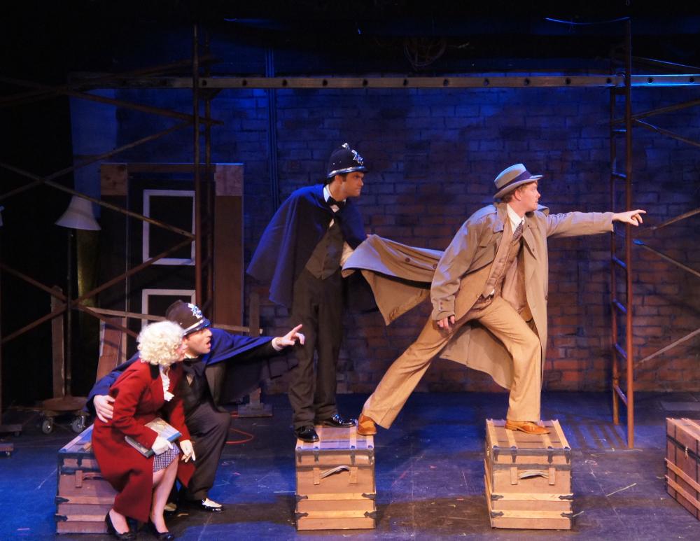 People performing in a theatre in Lake Placid