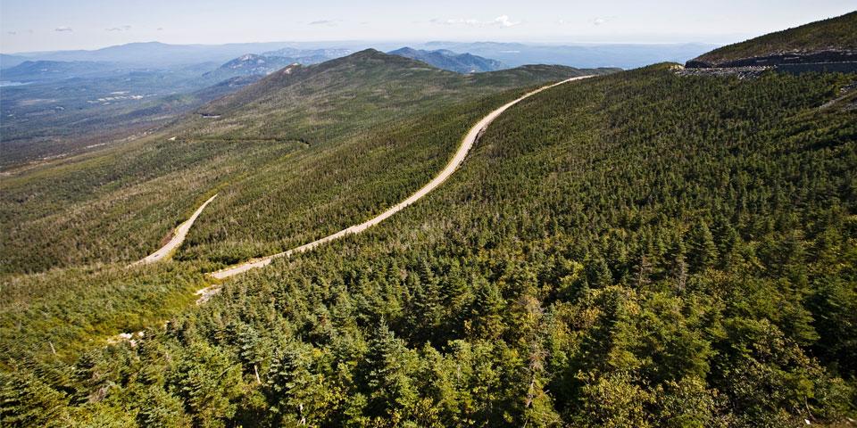 The Whiteface Veterans Memorial Highway.