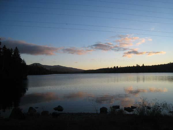 Franklin Falls Pond view