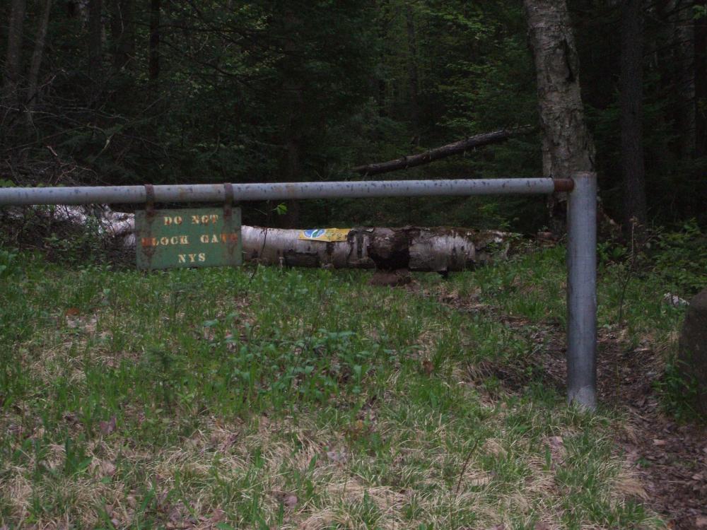 Gate at Woods Road