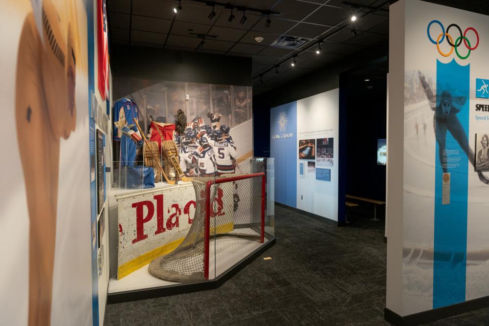 Interior of Lake Placid Olympic Museum