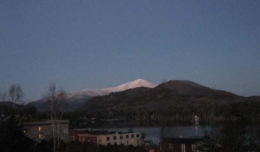 downtown Lake Placid view