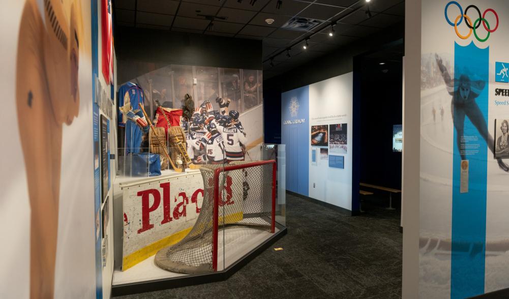 Interior of Lake Placid Olympic Museum