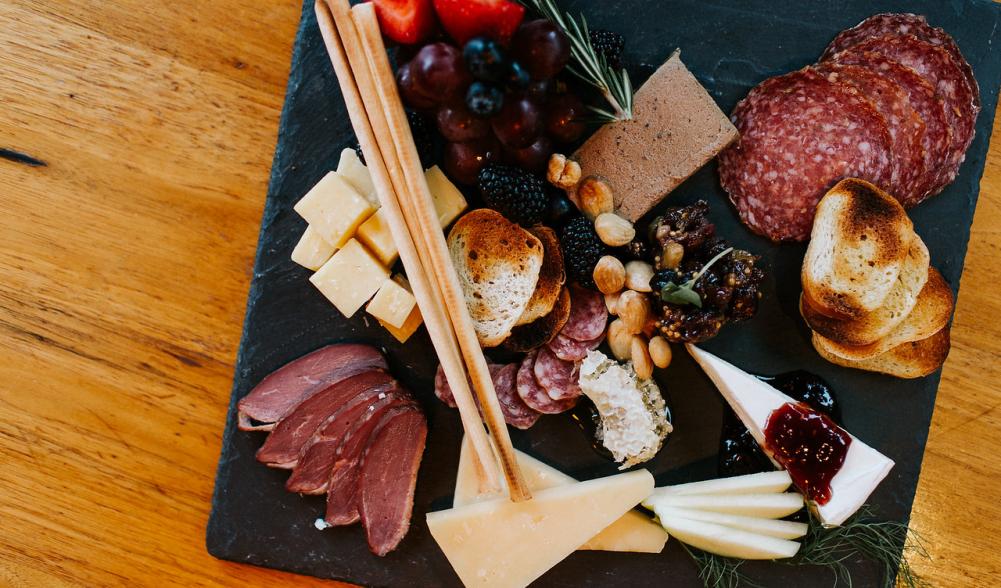 A charcuterie board.