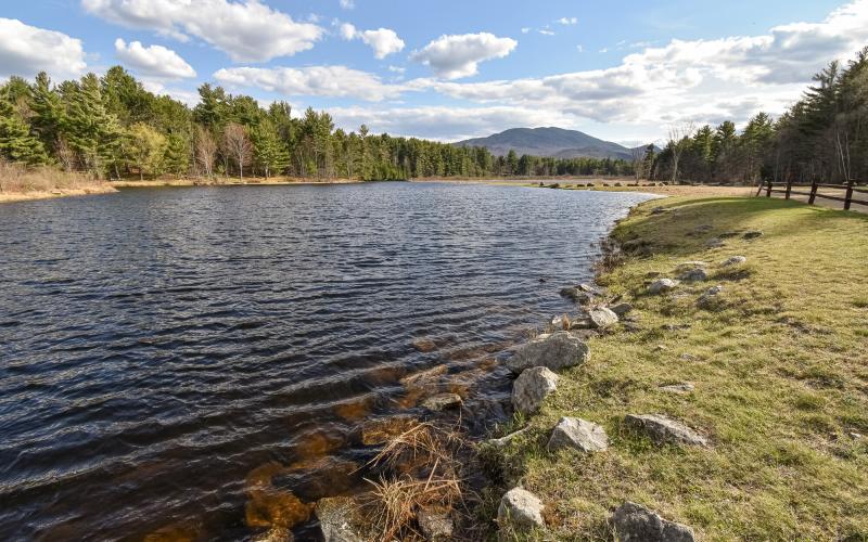 View from the shore of Ausable River