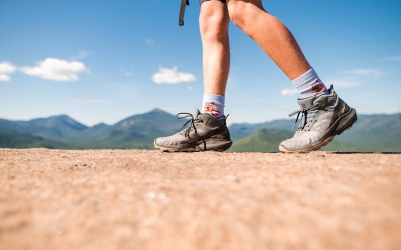 A hiker's boots