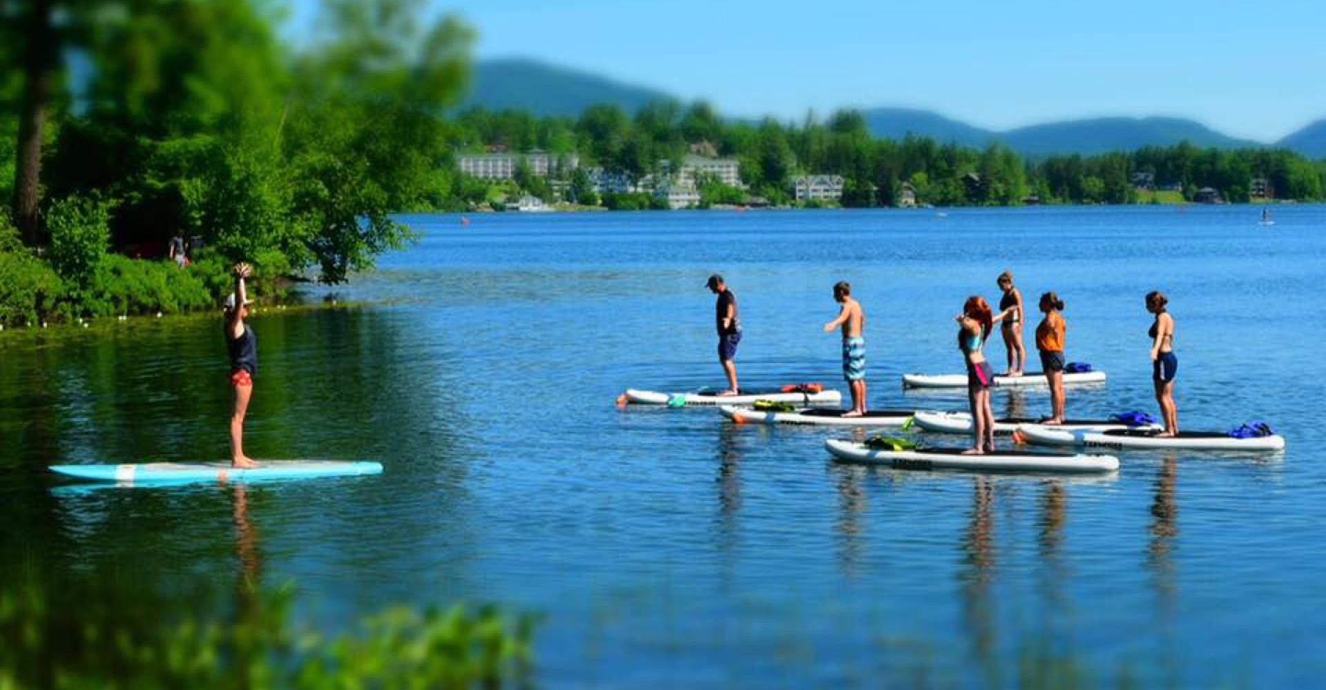 SUP LP @ Locker Room 5 - SUP Yoga | Lake Placid, Adirondacks